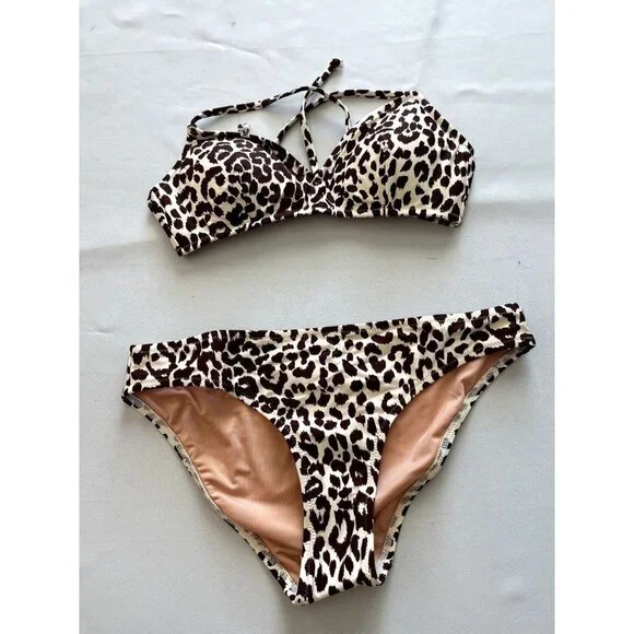 NWT J.Crew Hipster Full-Coverage Leopard Print Bikini Bottom - Picture 8 of 10